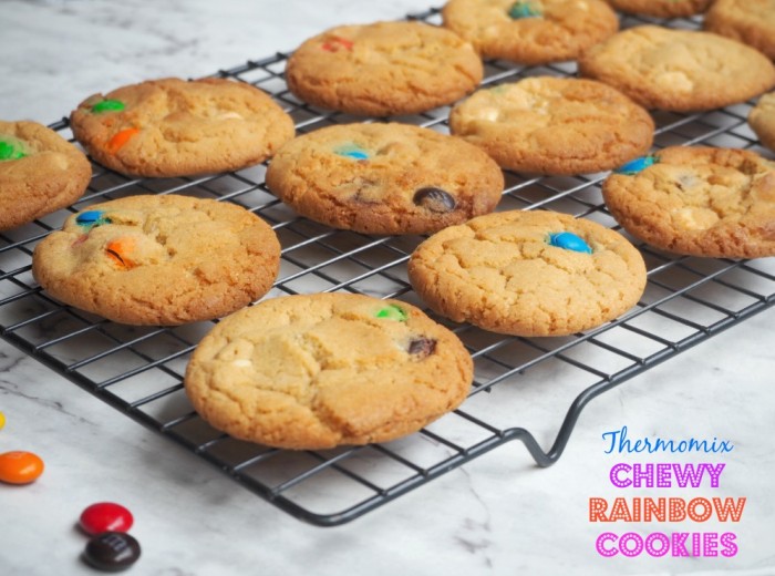 Thermomix Chewy Rainbow Cookies