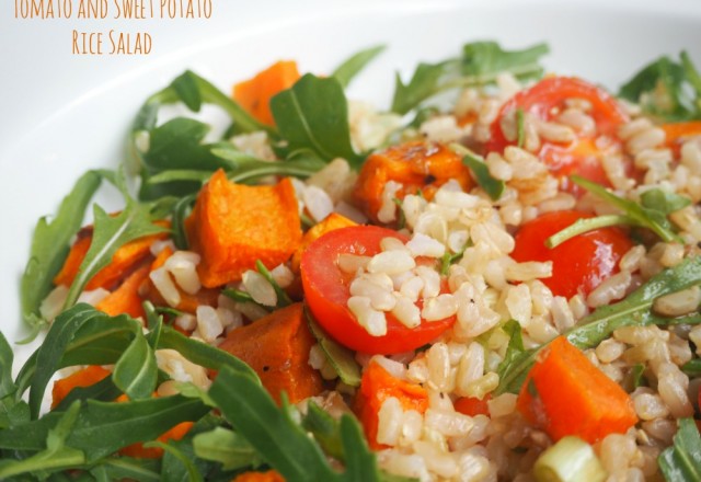 Tomato and Sweet Potato Rice Salad