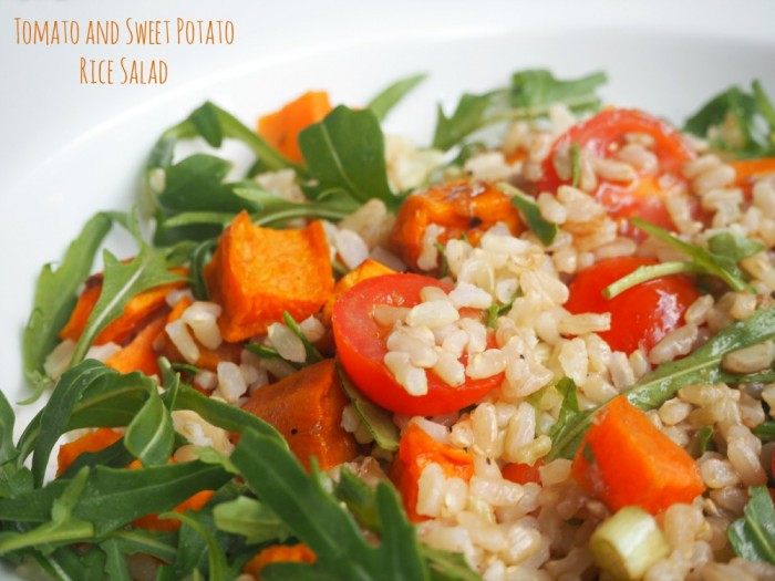 Tomato and Sweet Potato Rice Salad 