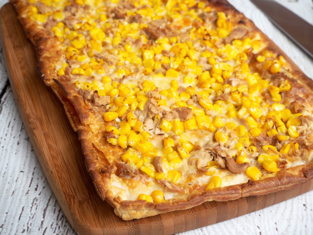 Tuna and Sweetcorn Slice