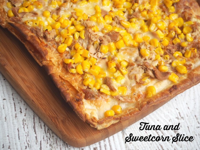 Tuna and Sweetcorn Slice