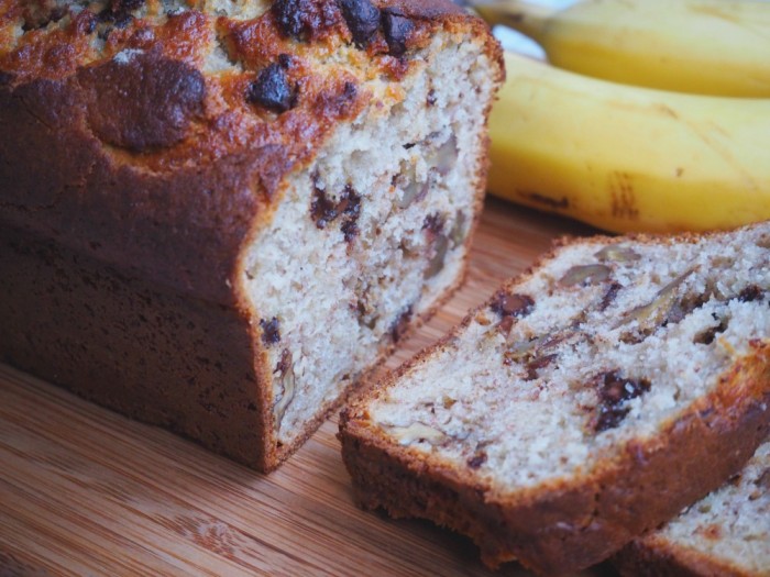 Choc Nut Banana Bread