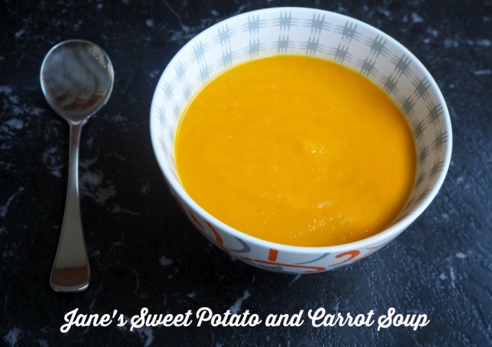 Jane's Sweet Potato and Carrot Soup