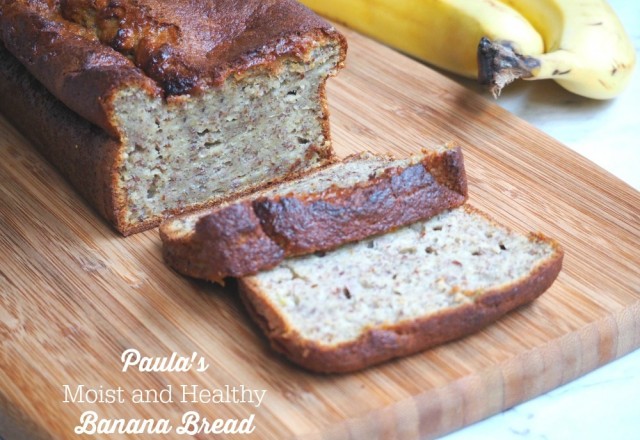 Paula’s Moist and Healthy Banana Bread
