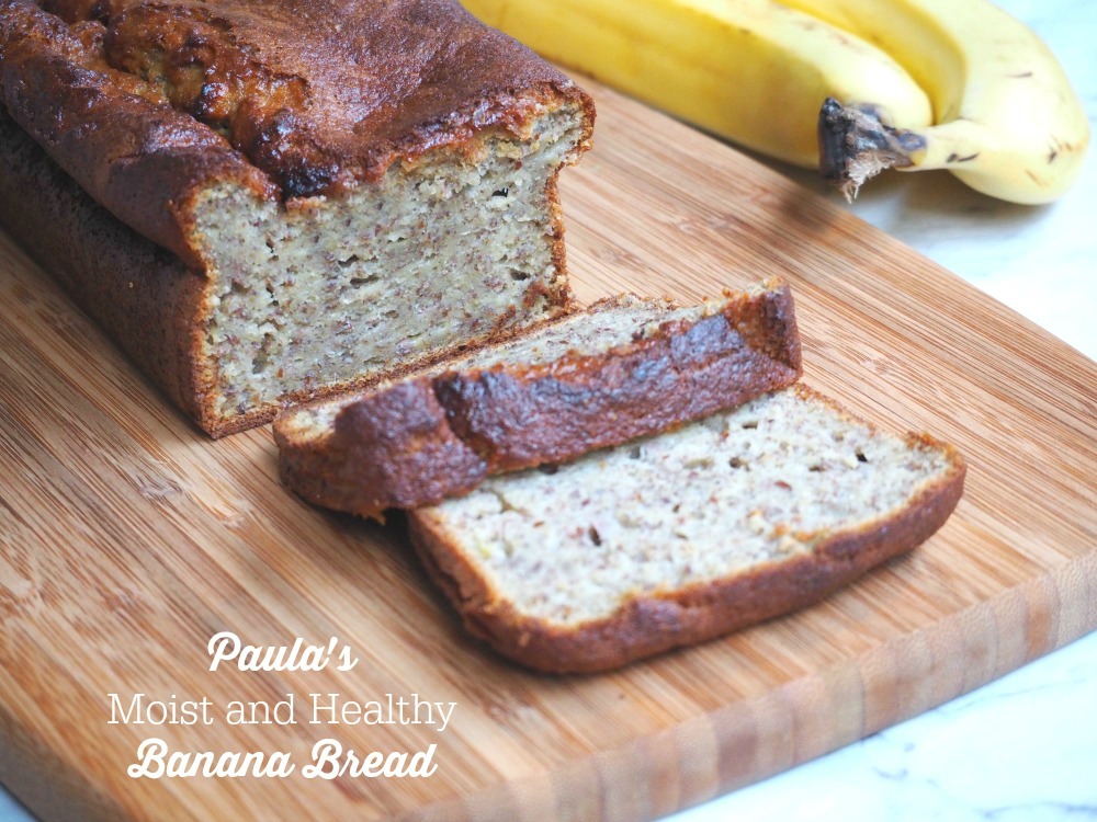 Paula's Moist and Healthy Banana Bread