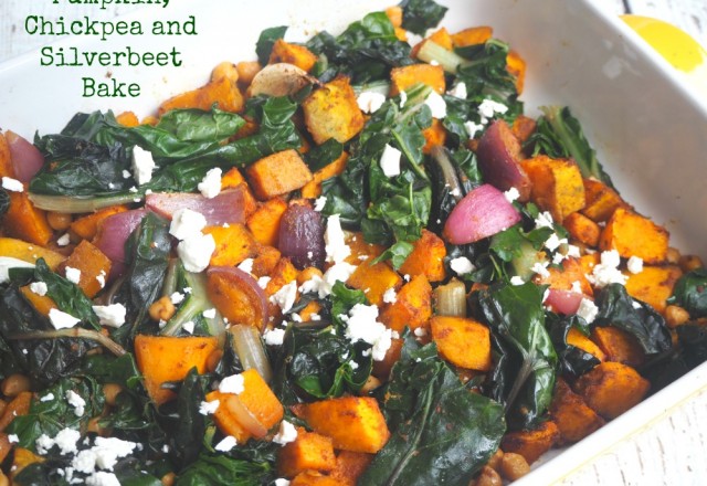 Meatless Monday – Pumpkin, Chickpea and Silverbeet Bake