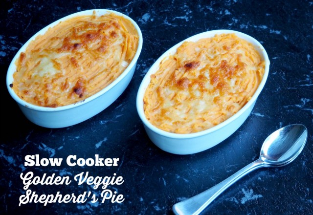 Meatless Monday – Slow Cooker Golden Veggie Shepherd’s Pie