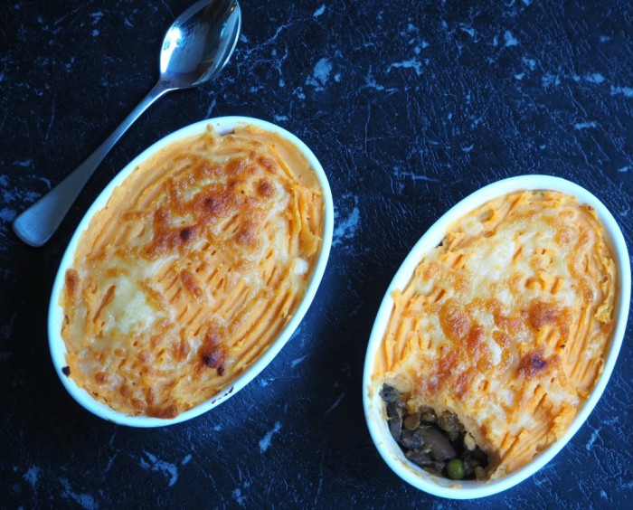 Slow Cooker Golden Veggie Shepherd's Pie