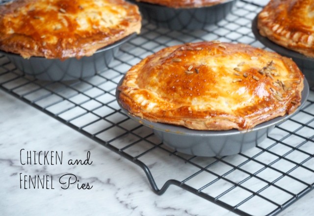 Chicken and Fennel Pies