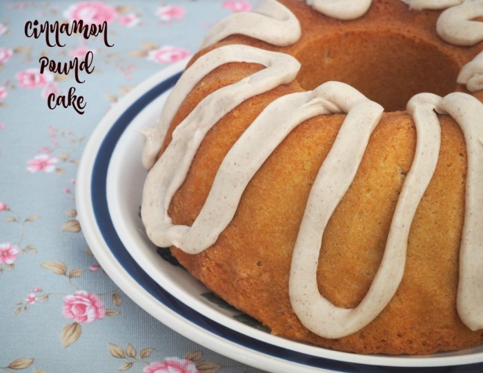 Cinnamon Pound Cake