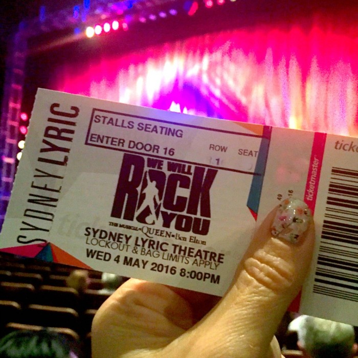 We Will Rock You Sydney