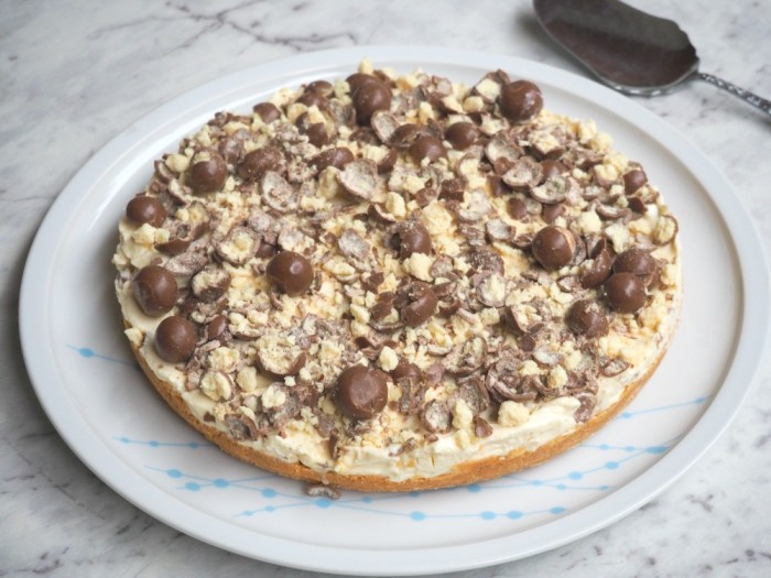 No Bake Malteser Cheesecake