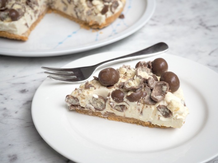 No Bake Malteser Cheesecake