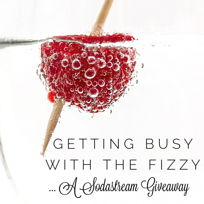 Getting Busy with the Fizzy A Sodastream Giveaway