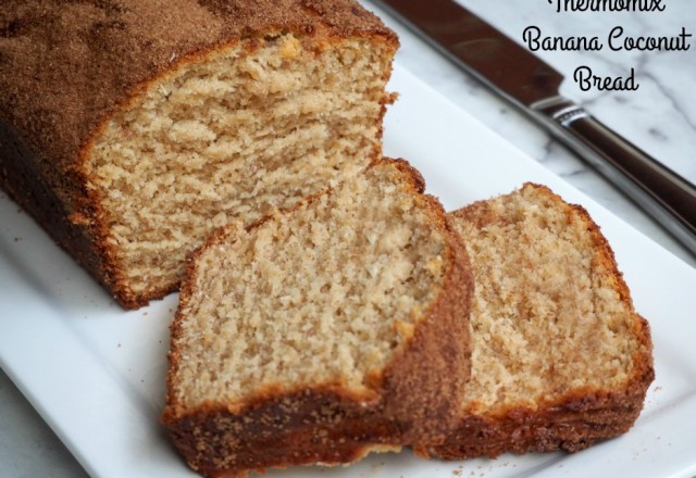 Thermomix Banana Coconut Bread