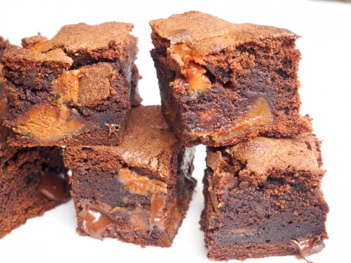 Salted Caramel Brownies 