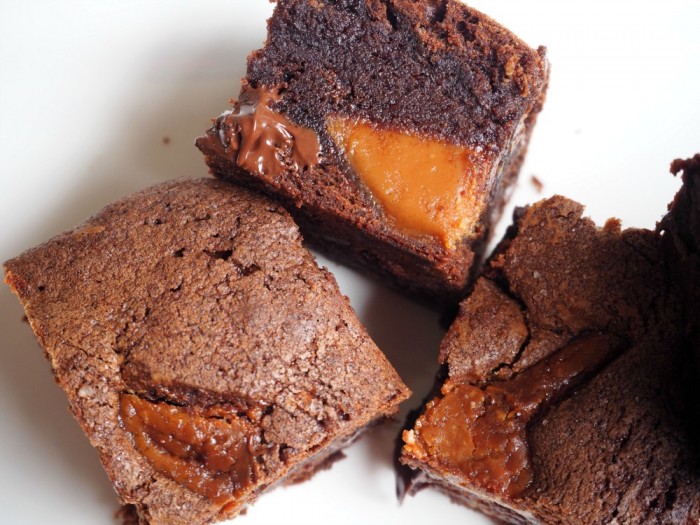 Salted Caramel Brownies 