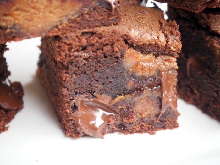 Salted Caramel Brownies 