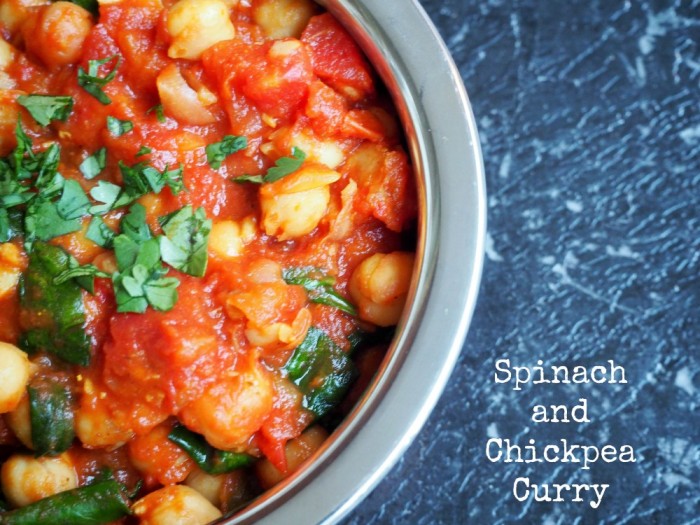 Spinach and Chickpea Curry