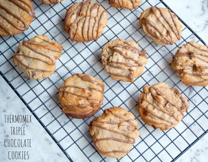 Thermomix Triple Chocolate Cookies