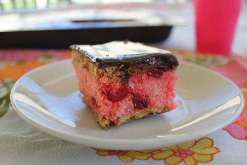 cherry ripe slice - Veggie Mama