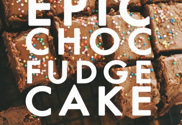 Epic Chocolate Fudge Cake - Fat Mum Slim