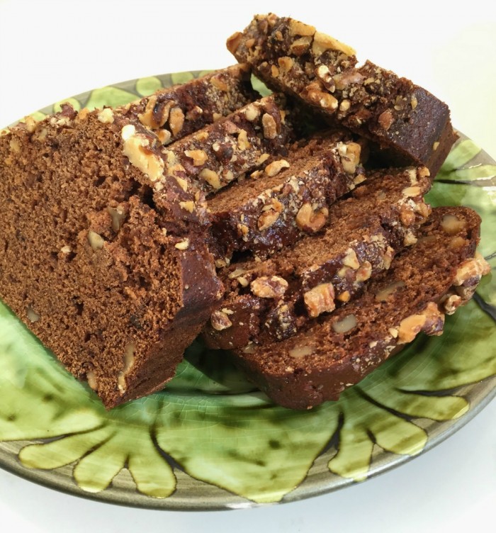 Date and Walnut Loaf with Maple Syrup