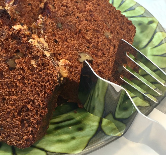 Date and Walnut Loaf with Maple Syrup