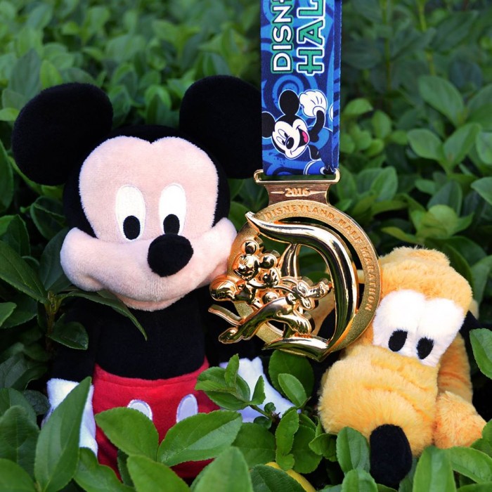 Disneyland Half Marathon medal 2016