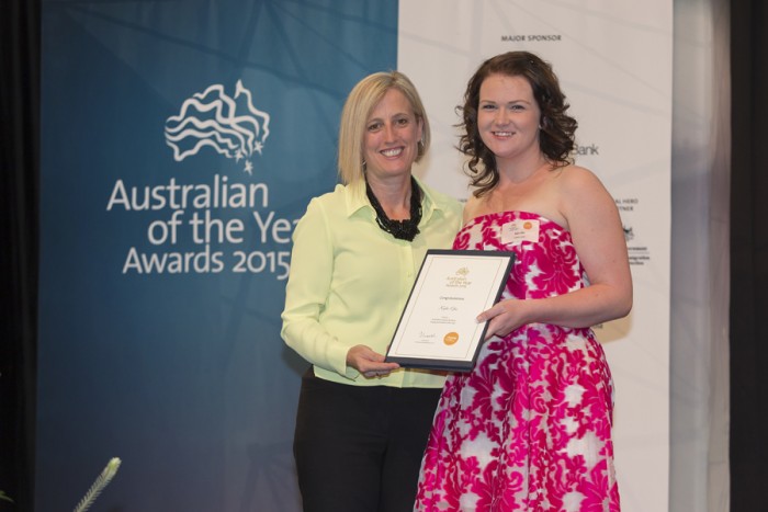 Kylie Travers Young Australian of the Year 2015