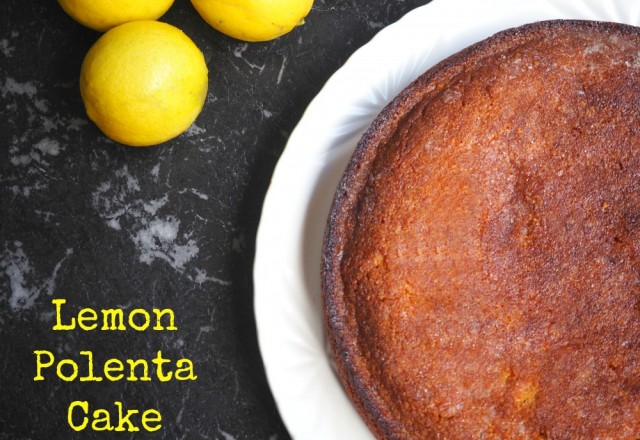 Nigella’s Lemon Polenta Cake