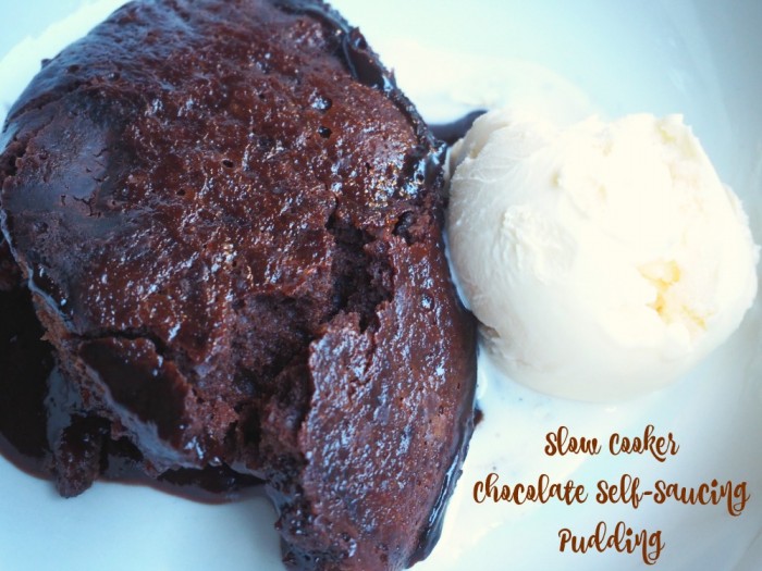 Slow Cooker Chocolate Self Saucing Pudding