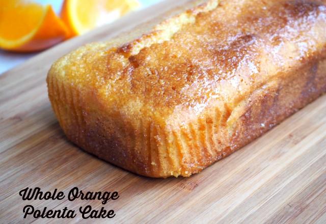 Whole Orange Polenta Cake
