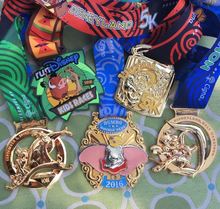 Disney Half Marathon 2016 medals
