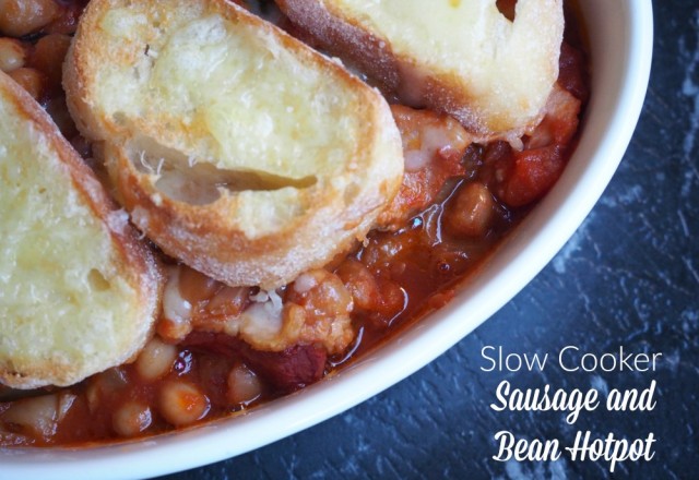 Slow Cooker Sausage and Bean Hotpot