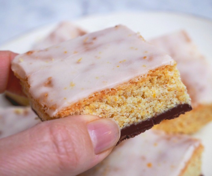 Chocolate and Orange Polenta Squares 2