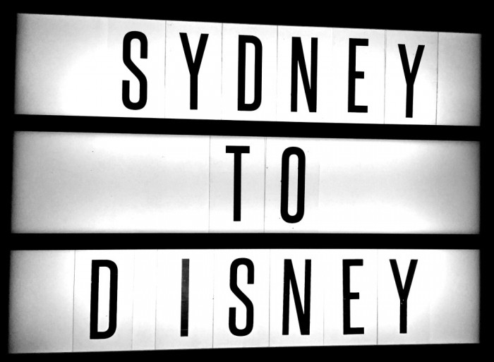 Sydney to Disney