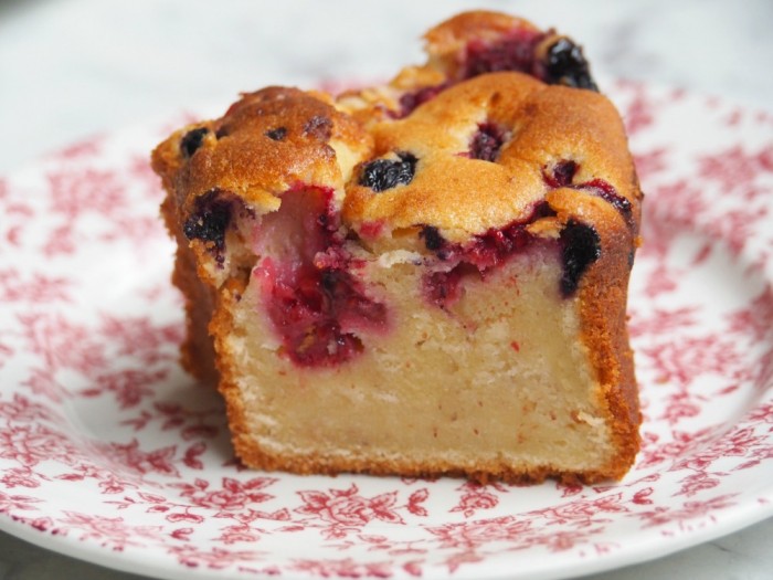 Thermomix Mixed Berry Yoghurt Cake