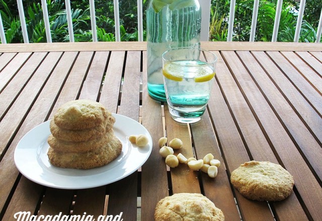 Macadamia and Lemon Biscuits