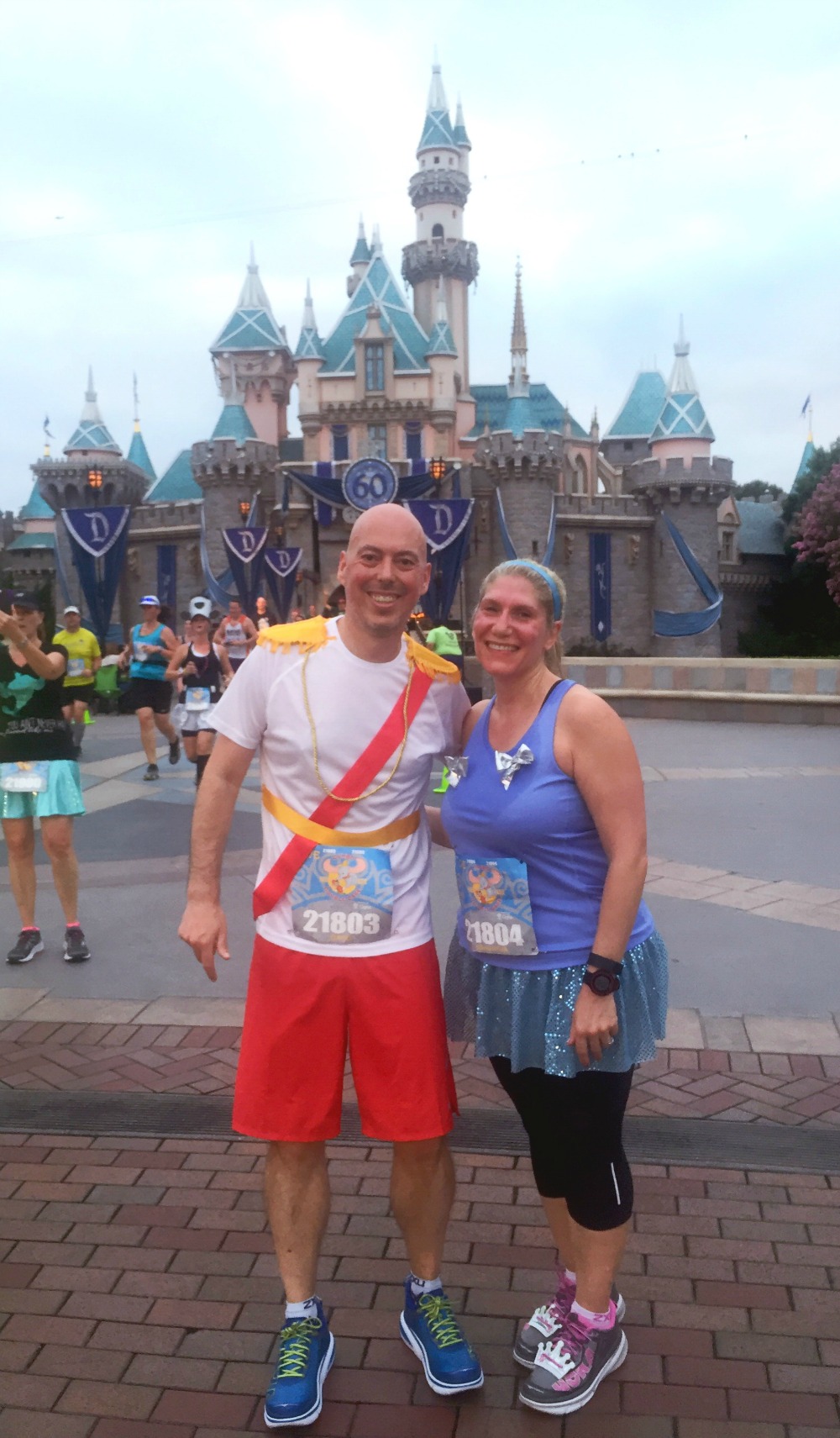 Taking Stock Disneyland - Cinderella and Prince Charming running costume
