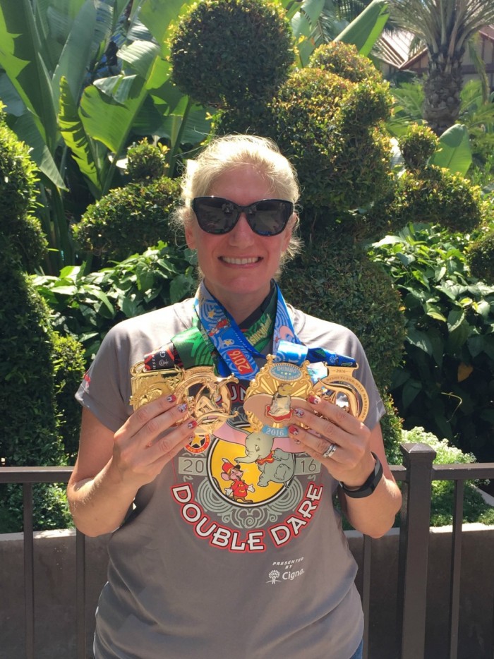 TS 6 - Disneyland half marathon weekend medals