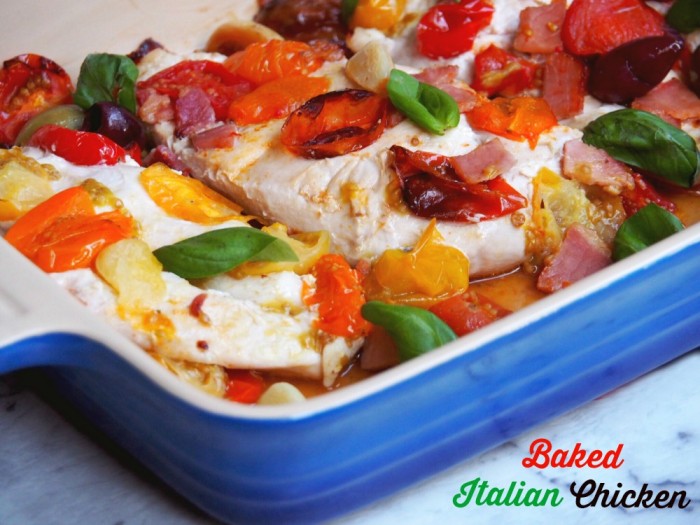 Baked Italian Chicken title