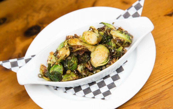 Flying pig crispy brussel sprouts 