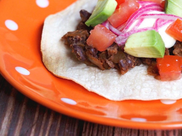 Black Bean, Avocado and Tomato Tostadas 2