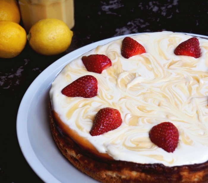 Luscious Lemon Baked Cheesecake 3