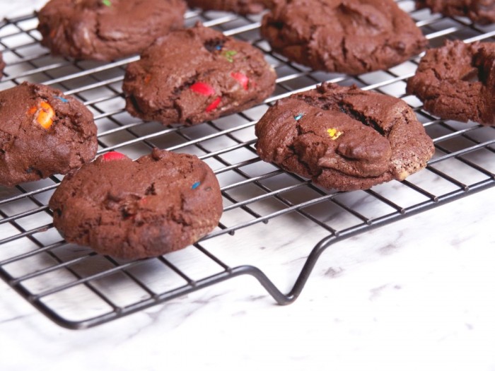  Thermomix M&M Chocolate Chewy Cookies 2