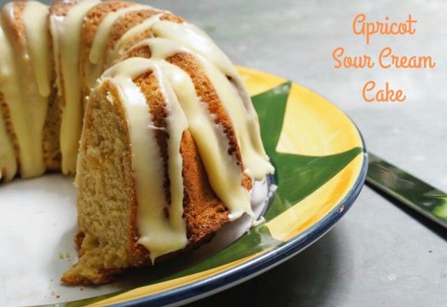 Apricot Sour Cream Cake