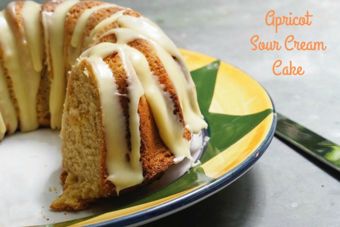 Apricot Sour Cream Cake