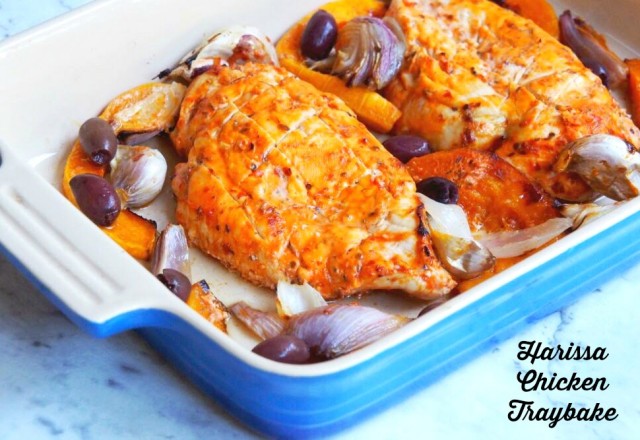 Harissa Chicken Traybake