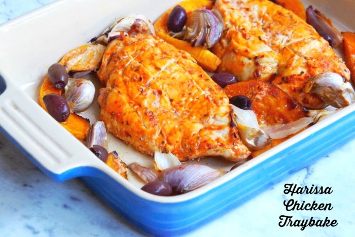 Harissa Chicken Traybake